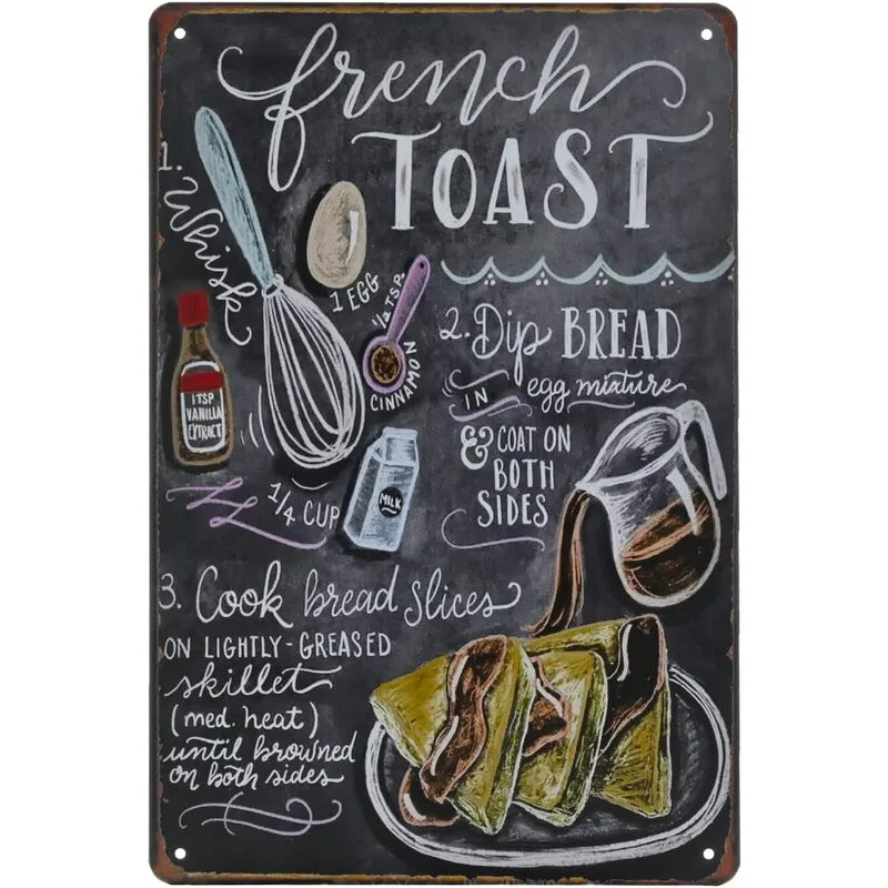 ファーストフードヴィンテージブリキ看板