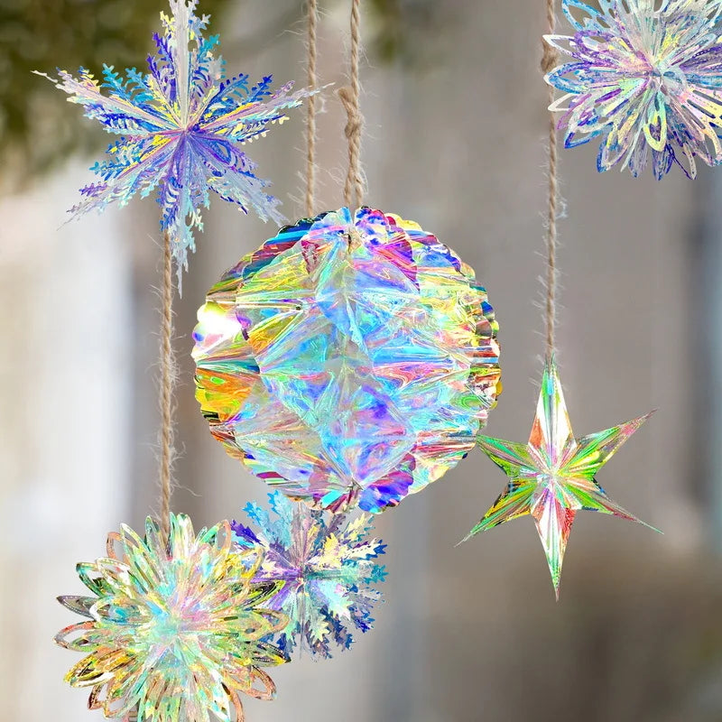 【クラフト・インテリア装飾】キラキラ光る!パーティー・イベント用オーナメント(4タイプ)