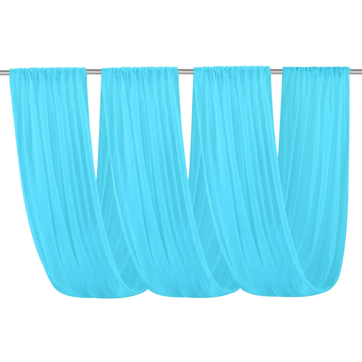 インテリア・パーティ装飾 |シフォンドレープカーテン | 全長 3m/6m