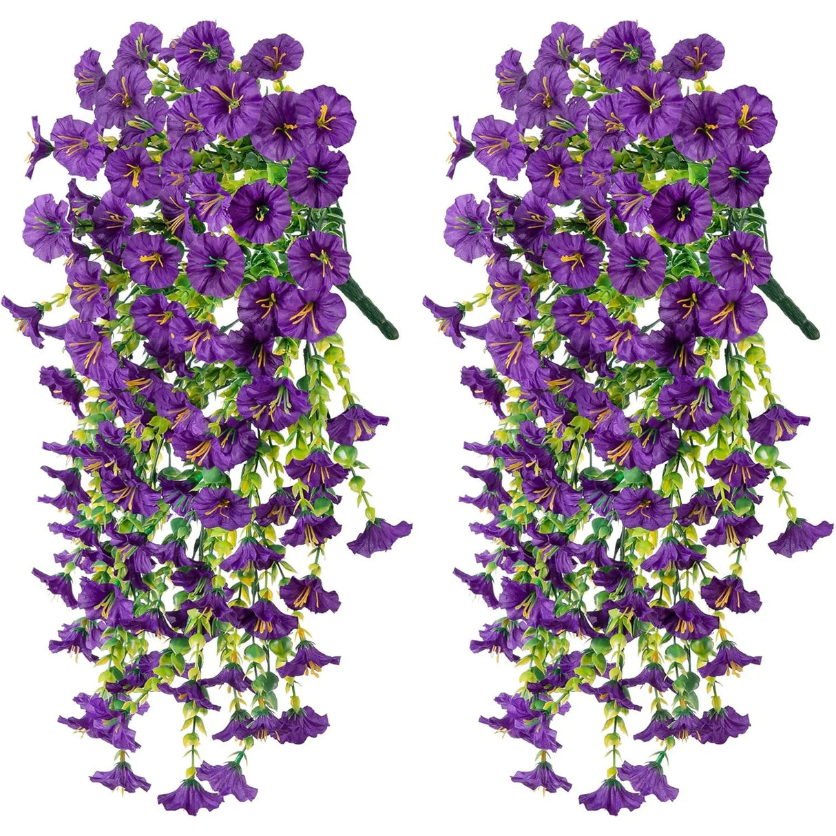 パーティー・ガーデン装飾 造花 人工ペチュニア壁掛け 本物そっくり 75cm