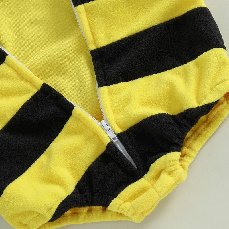 イベント・ハロウィングッズ|ベビー用ミツバチ変身ロンパースセット(0ヶ月~24ヶ月)