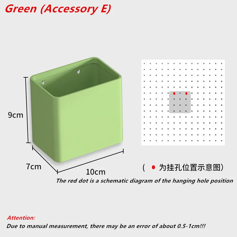 多機能メタルペグボード収納ラック