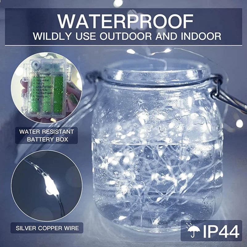 イベント・パーティー装飾|防水LEDストリングライト (5M/10M/20M)