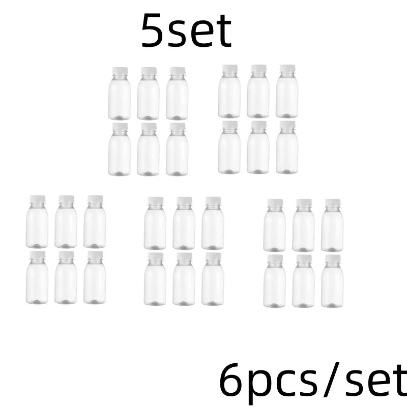 |イベント・ノベルティ用品 | PET素材 透明ボトル6本セット | 100ml