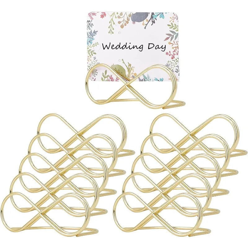 イベント・結婚式装飾|プラチナ テーブルナンバーホルダー 10個セット