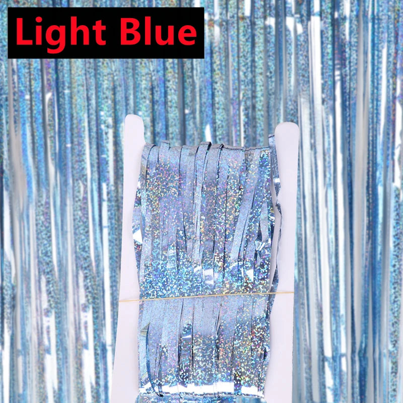 パーティー・インテリア用装飾 バックドロップカーテン キラキラ輝く