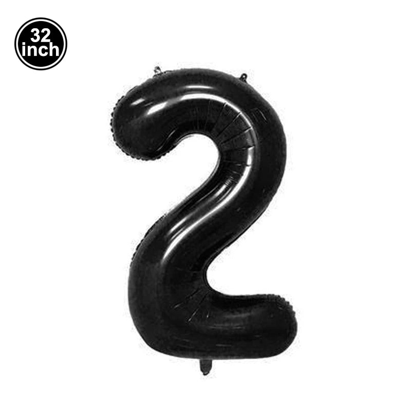 イベント・バルーン装飾 | マルチカラー数字バルーン