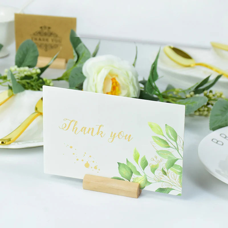 イベント・結婚式装飾|木製プレースカードホルダー 5/10個セット