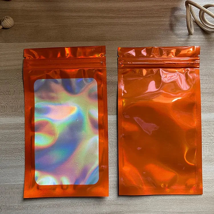 |イベント・ノベルティ用品 | キラキラ!ホロ素材 ジッパー付きバッグ