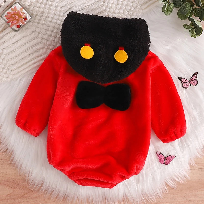 イベント・ハロウィングッズ|アニマル着ぐるみ風ベビーロンパース(1〜24ヶ月)