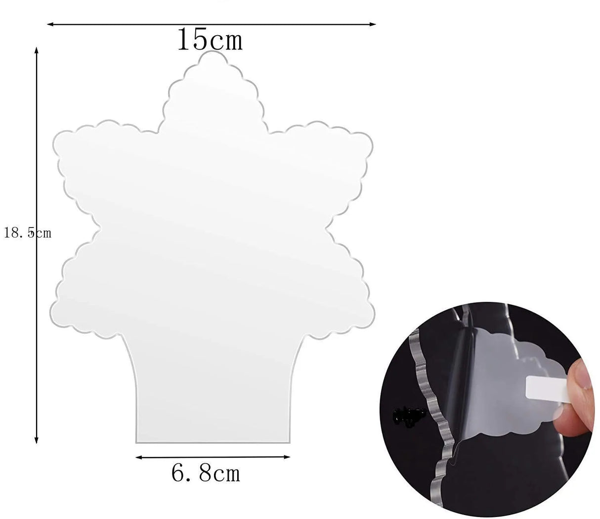 LEDライトプレート用透明アクリルシート