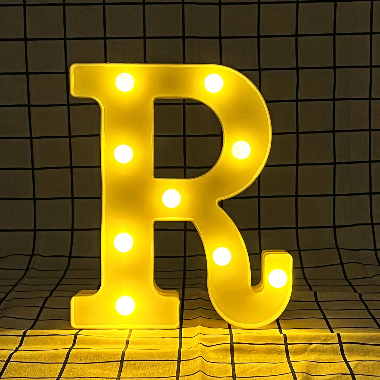 【LED装飾】LEDライト・デコレーションライト(ハート/数字/アルファベット)22cm ハート16cm