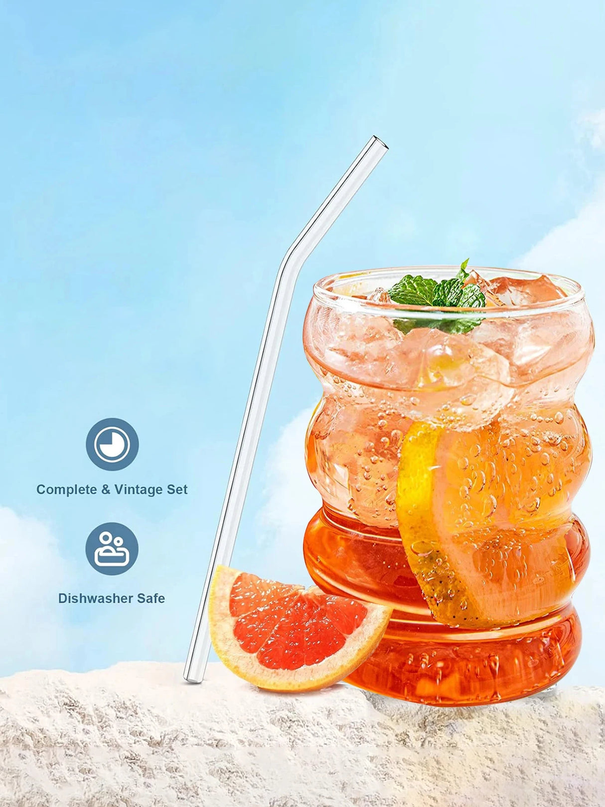 |イベント・ノベルティ用品 | 耐熱ガラスカップセット 4個 | 300ml