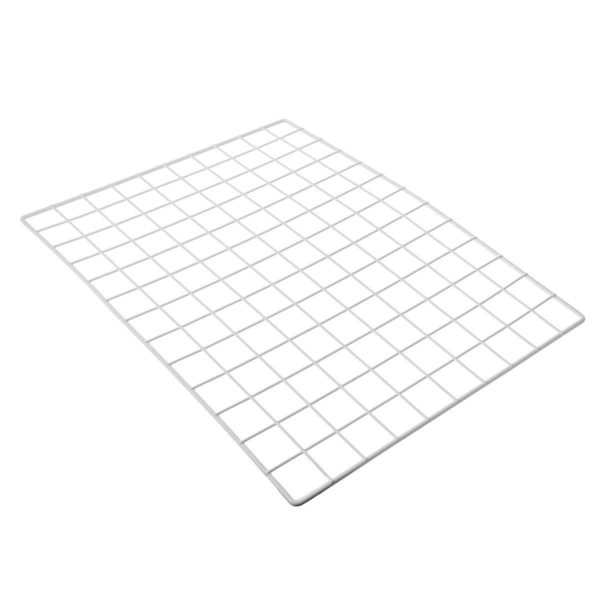 ホワイトアイアンウォールグリッドパネルラック