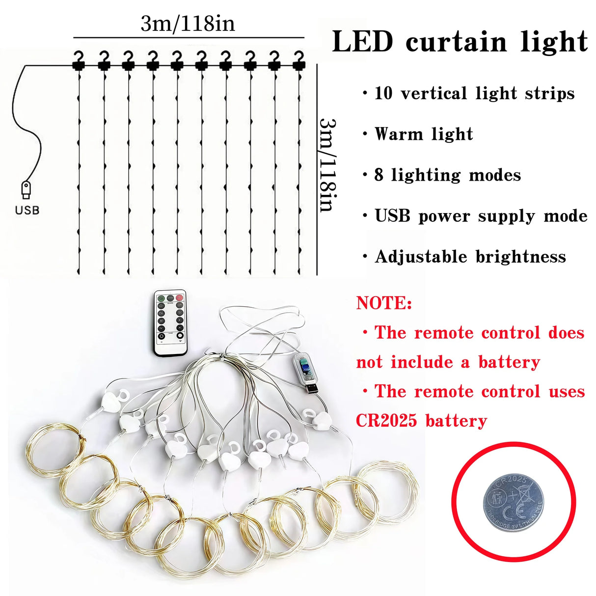 パーティー・インテリア装飾 シアー素材 カーテンセット ライト別売
