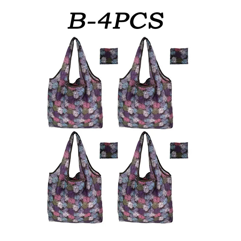 |ノベルティ用品 | 大容量・折りたたみ式プリントエコバッグ | 46×40c