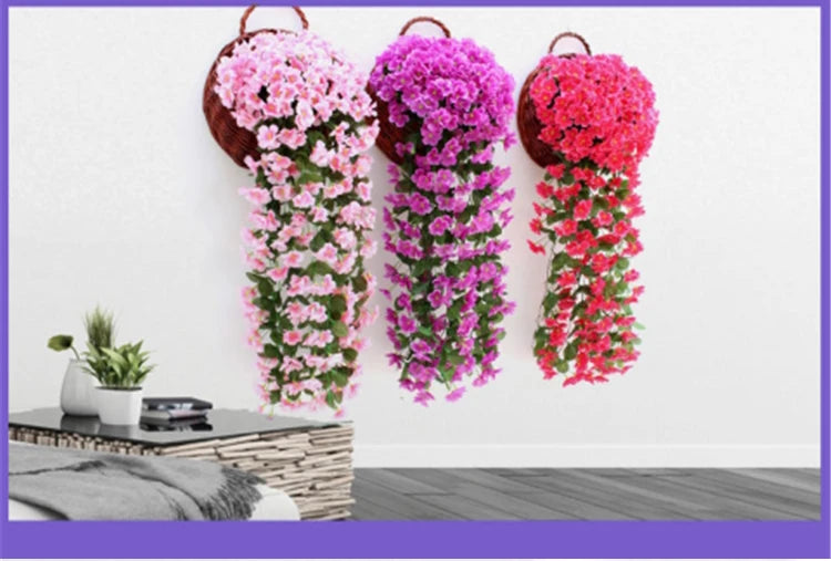 人工バイオレット 吊り下げフェイクフラワー