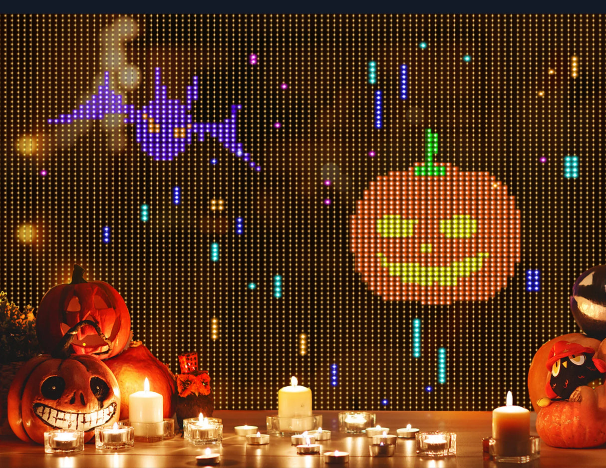 カーテンライト|イベント・クリスマス装飾| Bluetoothスマートカーテンライト(幅2m)