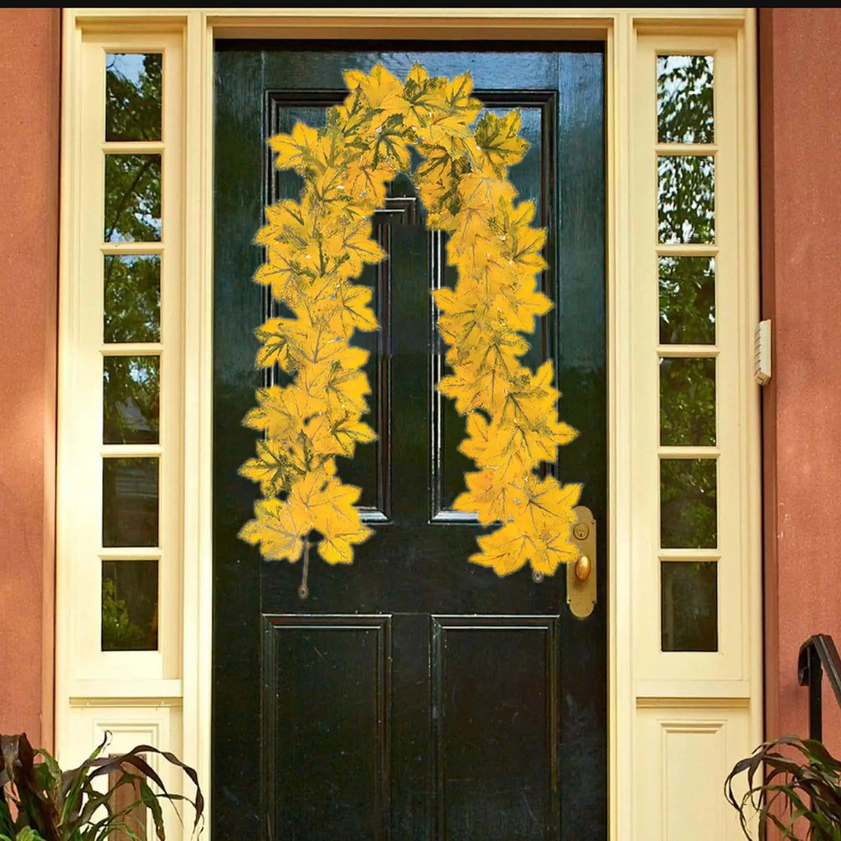 ハロウィンリース|メープルリーフつる 1.75m ホームデコレーション