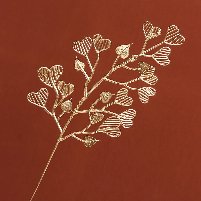 【造花インテリア用装飾】輝くゴールド インテリアフラワー