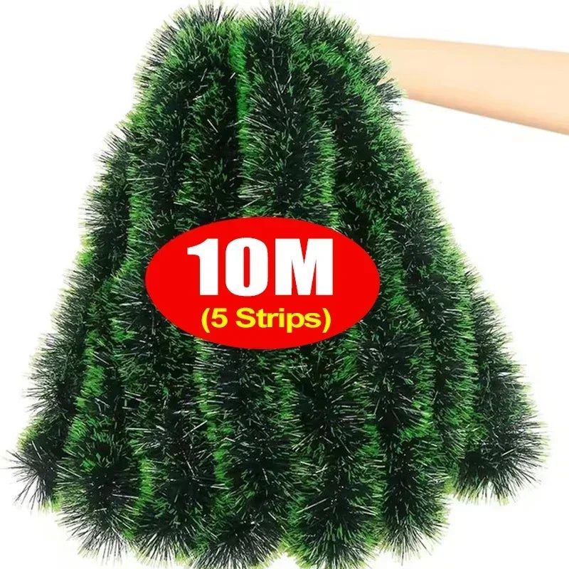 イベント・クリスマス装飾|ティンセルリボンガーランド