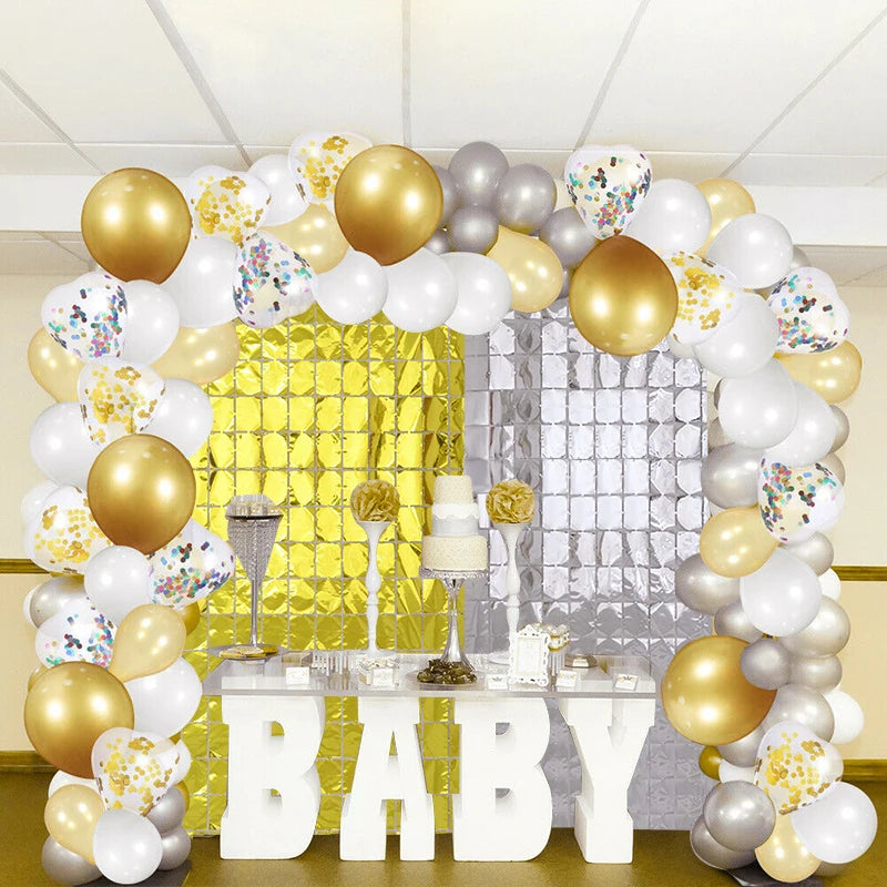 パーティー・インテリア装飾 キラキラ!ミラーボール風カーテン 単品 光反射