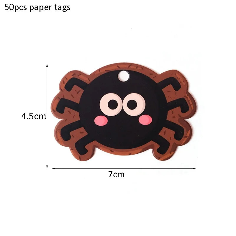 イベント・ハロウィングッズ|ハロウィン用ギフトタグ50枚セット