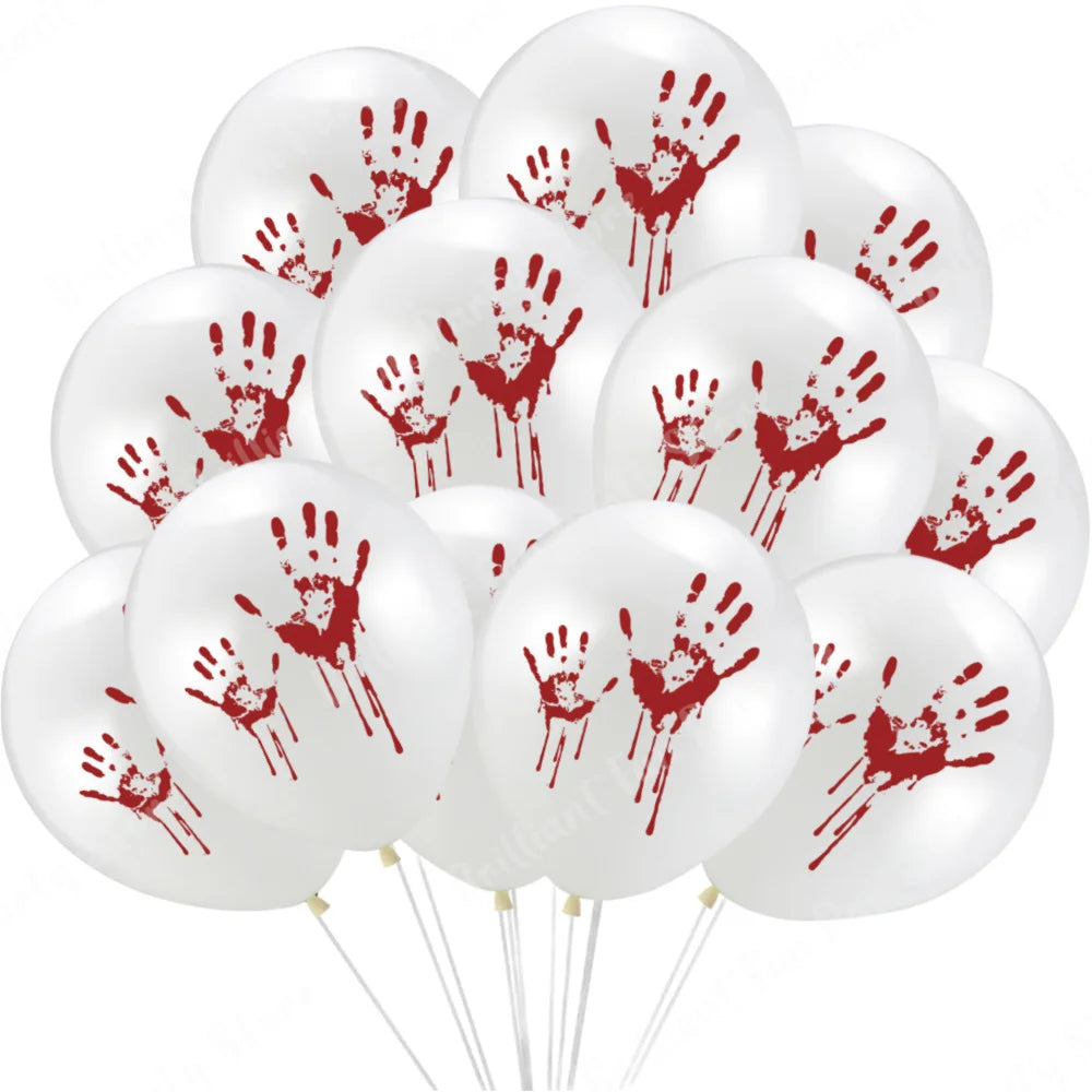 イベント・ハロウィン装飾|ハロウィン柄バルーンセット(12個)