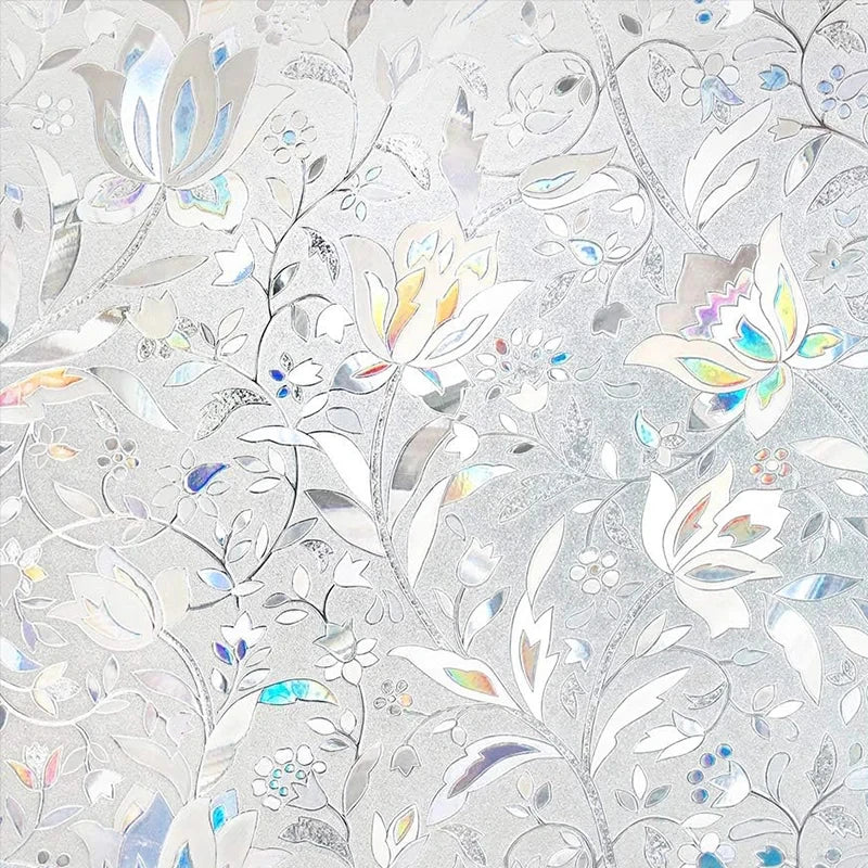 【UVカット・静電気吸着】すりガラス窓風フィルム(レトロ幾何学柄5パターン)