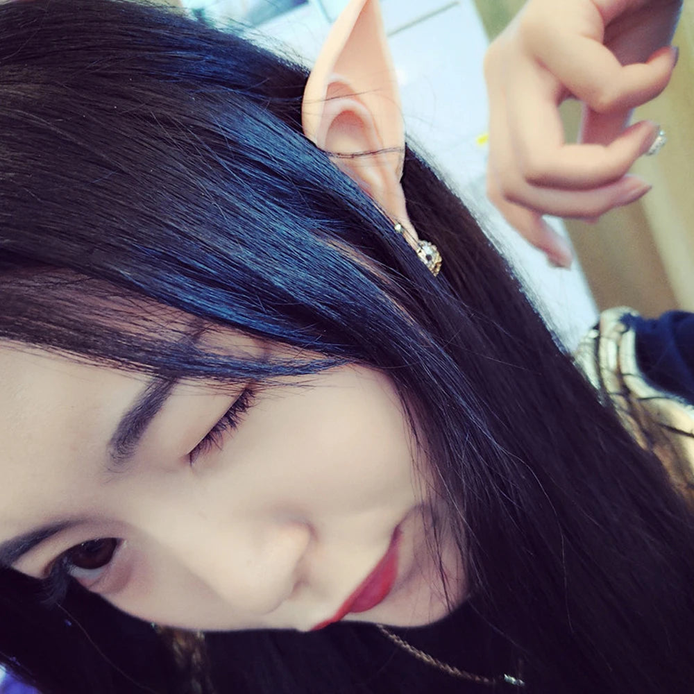 イベント・ハロウィングッズ|コスプレ用 エルフ耳小道具 ラテックス素材