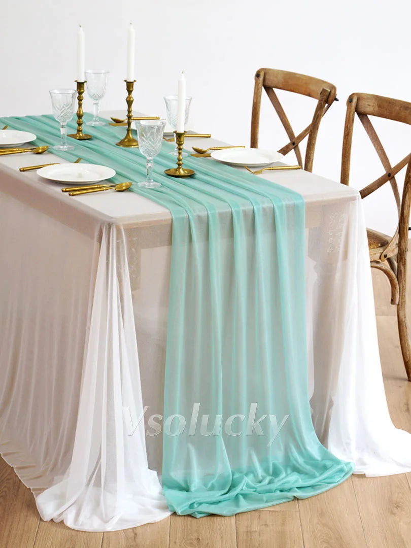 インテリア・パーティ装飾 |高級シアーテーブルランナー