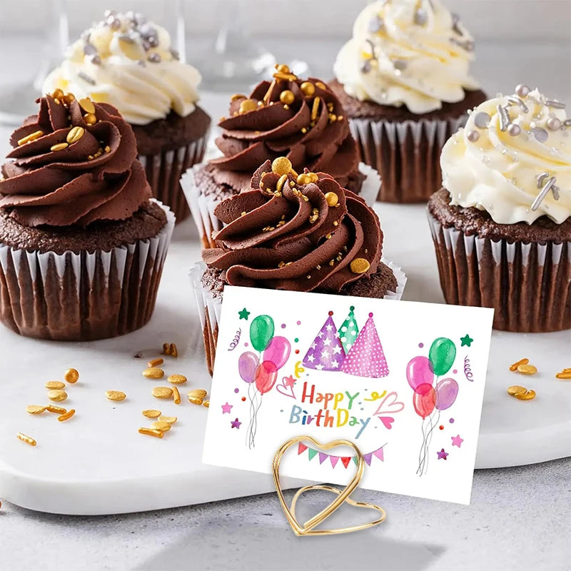 イベント・結婚式装飾|ハート型プレースカードホルダー 30/10個セット