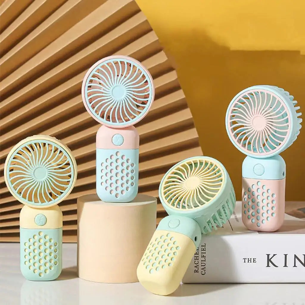 |イベント・ノベルティ用品 | USB充電式 パステルカラーミニハンディーファン