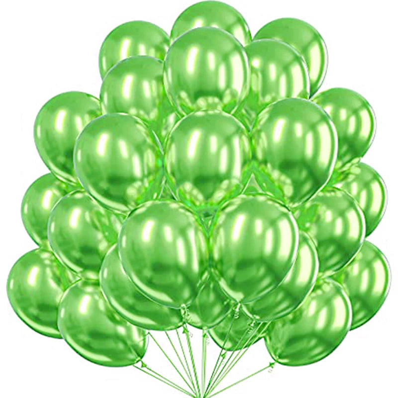 イベント・バルーン装飾|メタリックカラーバルーン(10/20個)