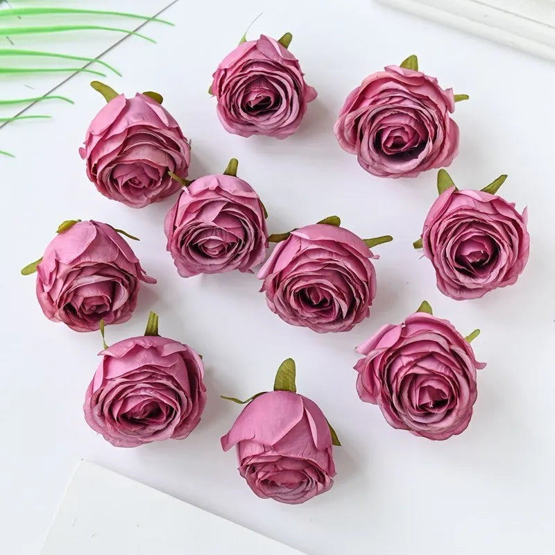 パーティー・インテリア装飾|シルク製造花ローズ50個セット