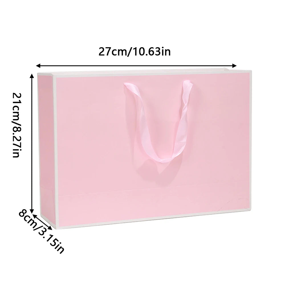 |ノベルティ用品 | リボンハンドル付きギフトバッグ | W27×H21×D8c