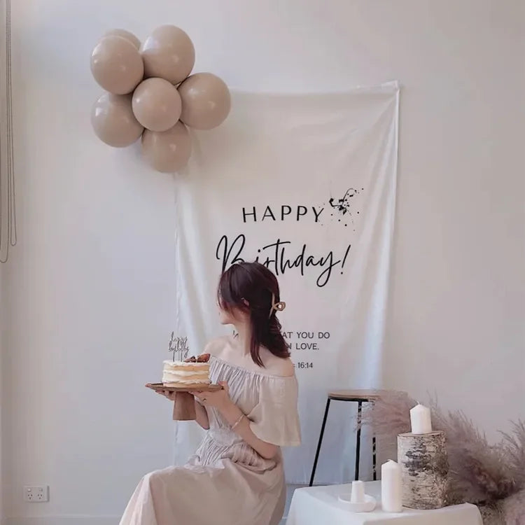 パーティー装飾 布製バースデー用 壁面バナー 誕生日会用
