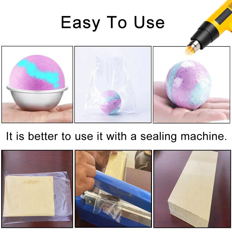 |イベント・ノベルティ用品 | 熱収縮透明バッグ 100個セット