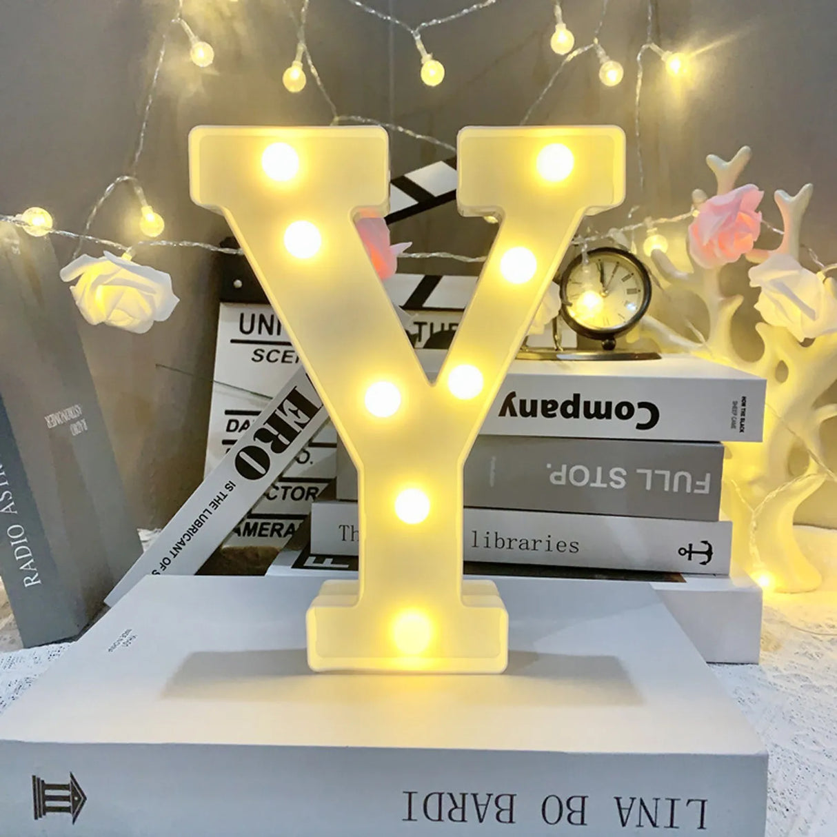 【LED装飾】LEDライト・デコレーションライト(アルファベット)21.8cm