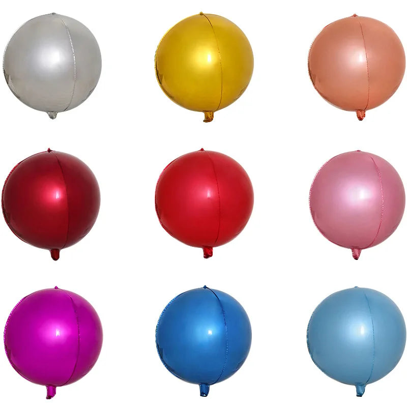 イベント・クリスマス装飾|4Dホログラフィックラウンドバルーン