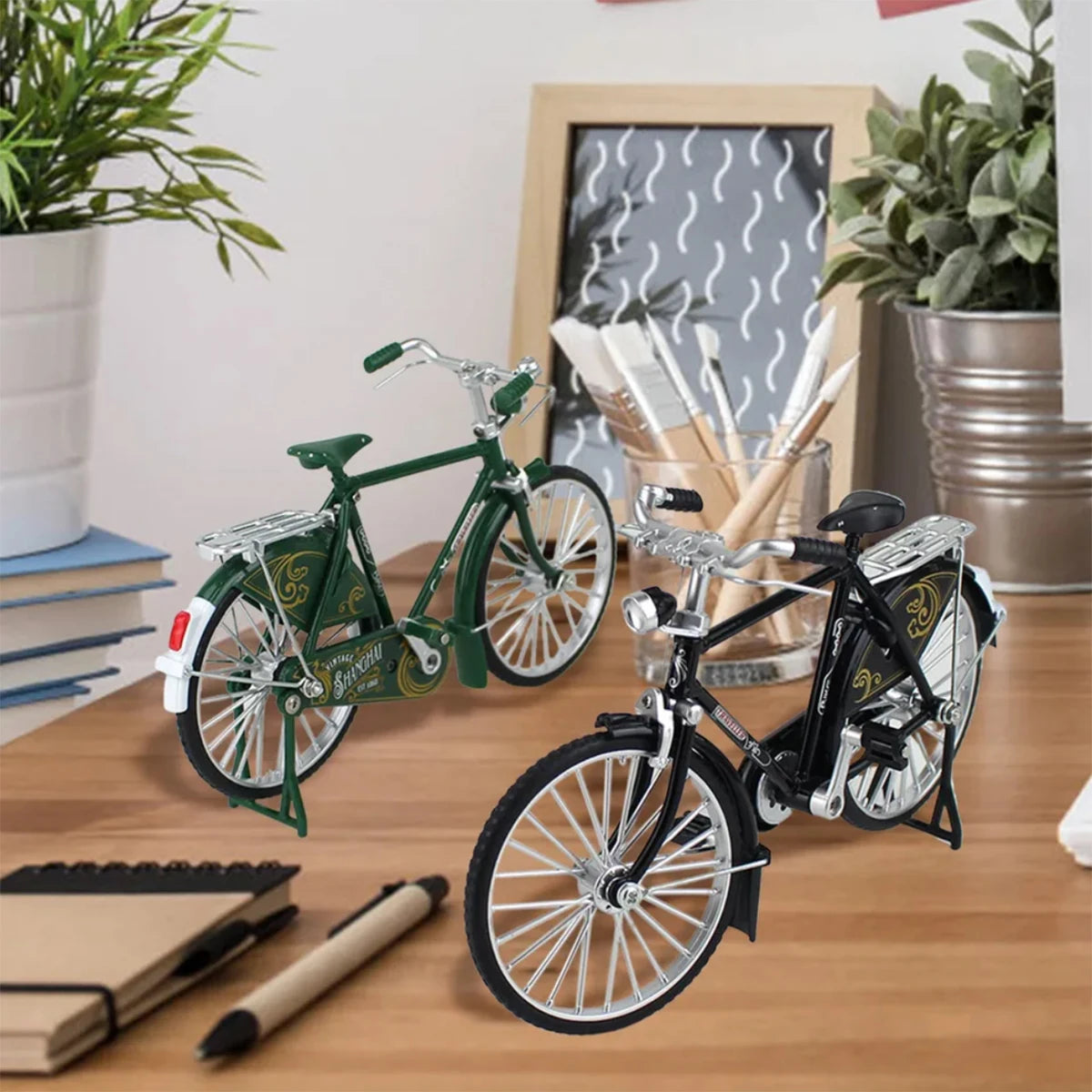 【インテリア用装飾】本物みたいなミニチュア自転車! インテリア用オブジェ