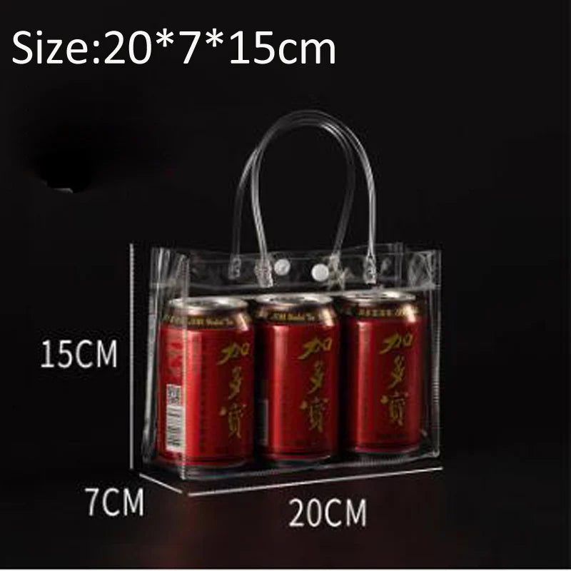 |イベント・ノベルティ用品 | 持ち手付き 透明バッグ 5〜30個