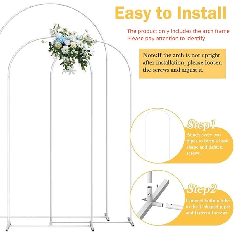 イベント・パーティー装飾 メタル製デコレーションフレーム 3サイズ展開 大中小