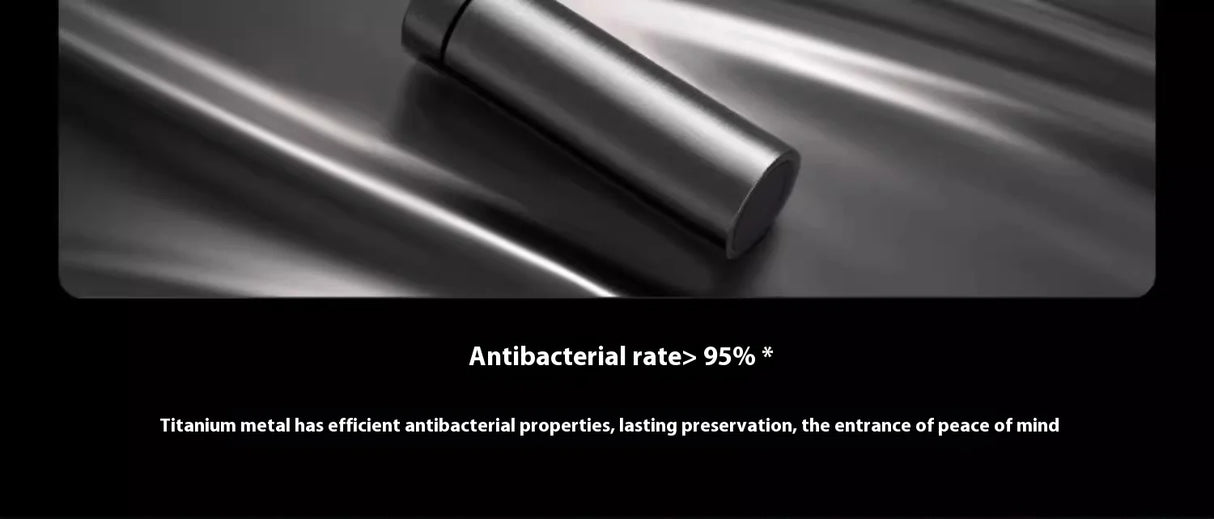 |イベント・ノベルティ用品 | 純チタン断熱カップ 茶水分離機能付き| 200ml/300ml/500ml