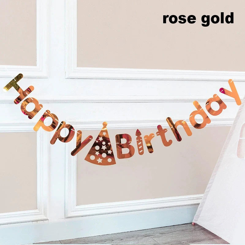 パーティー・インテリア装飾 誕生日用バナー フリンジガーランド 壁面装飾