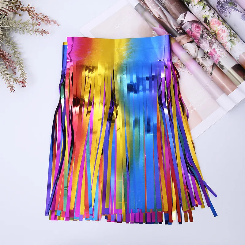 クリスマスガーランド|イベント・クリスマス装飾| ホイルフリンジガーランド 30x300cm