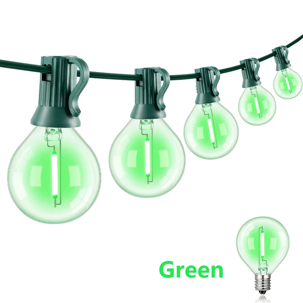 ドレープライト|イベント・パーティー装飾|カラフル屋外ガーランドライト(7.6M/10M/15M/20M)