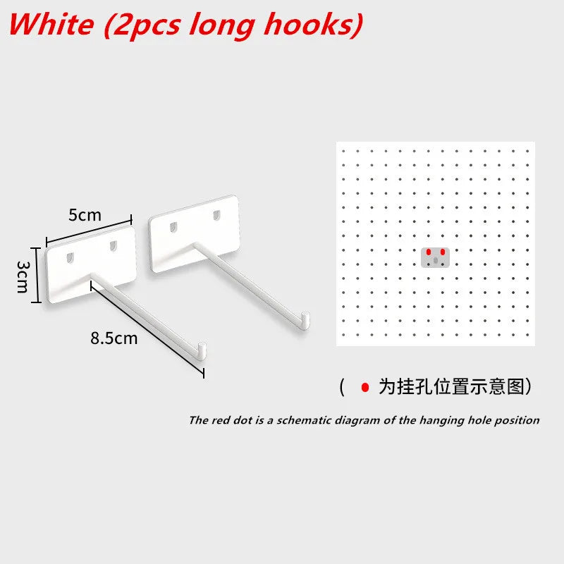 多機能メタルペグボード収納ラック