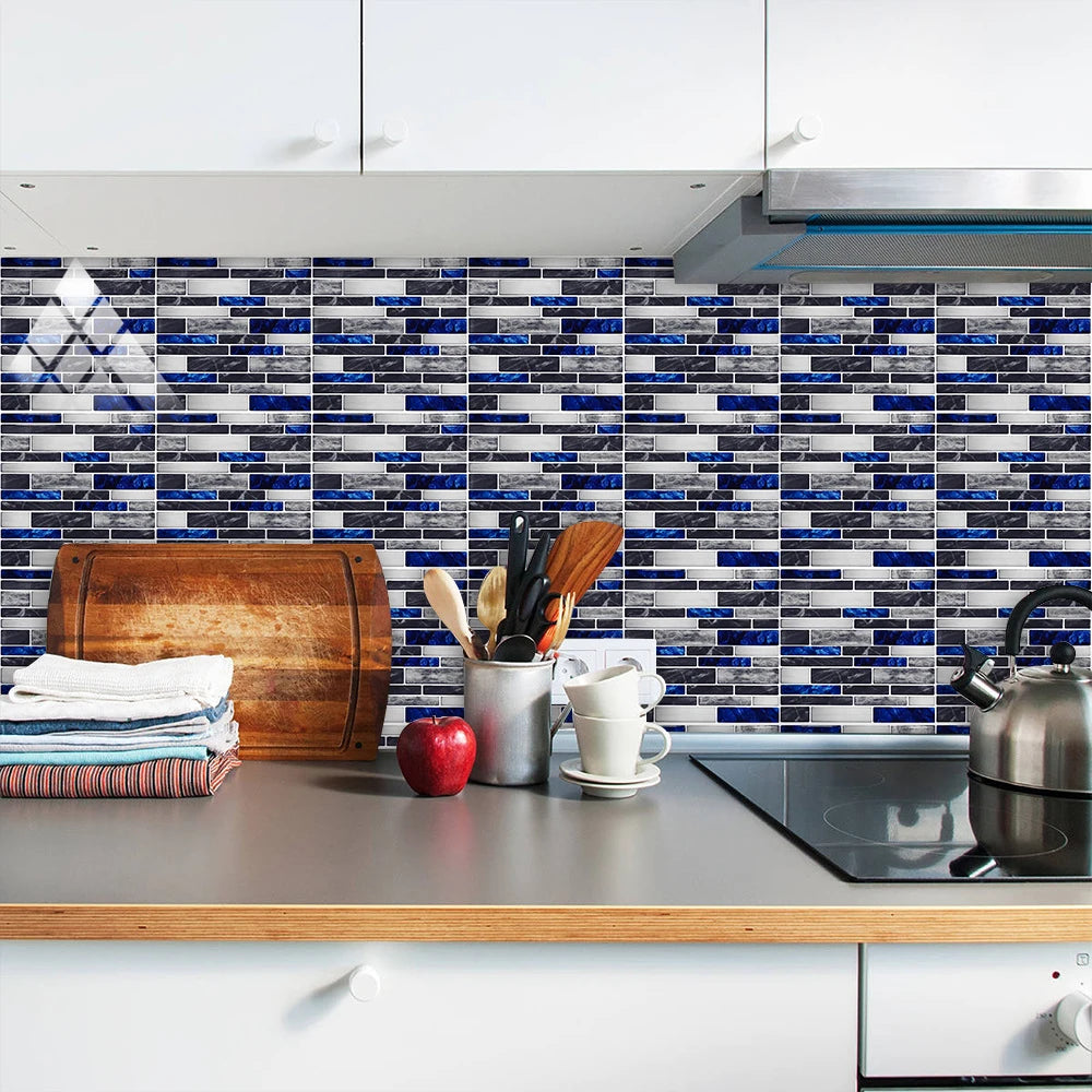 DIY用 大理石モザイクタイル風ステッカー カラフルモザイクデザイン