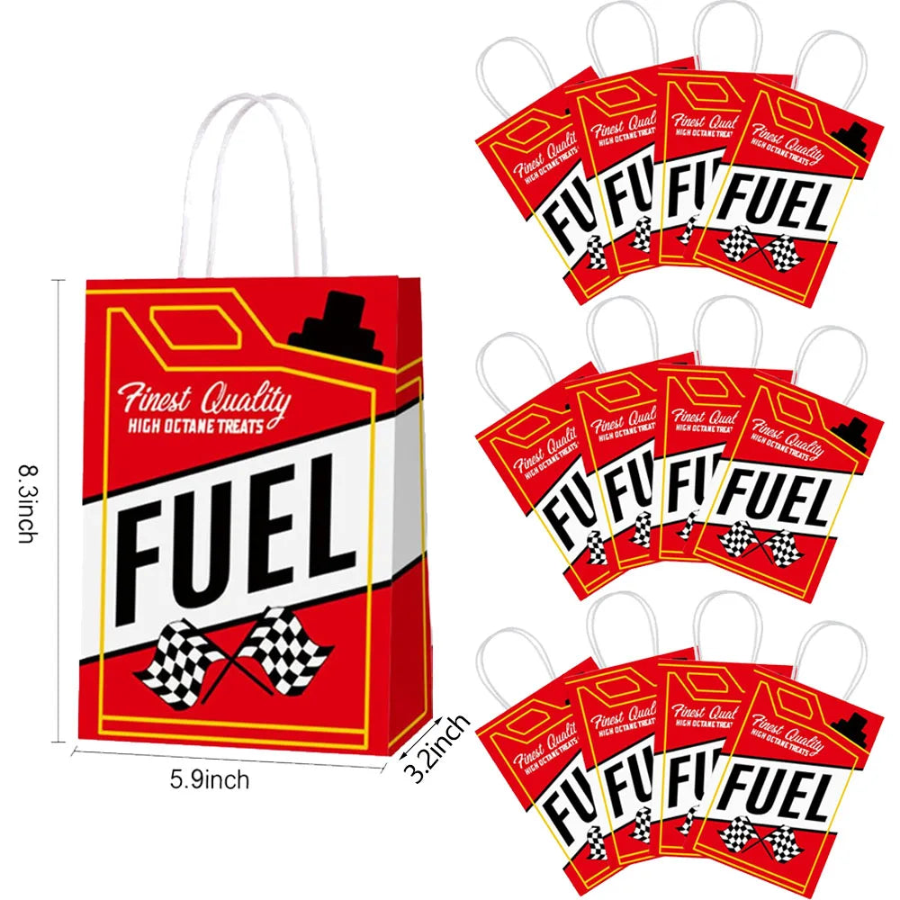 |ノベルティ用品 | レーシングカー風プリント紙袋 | W15×H21×D8c